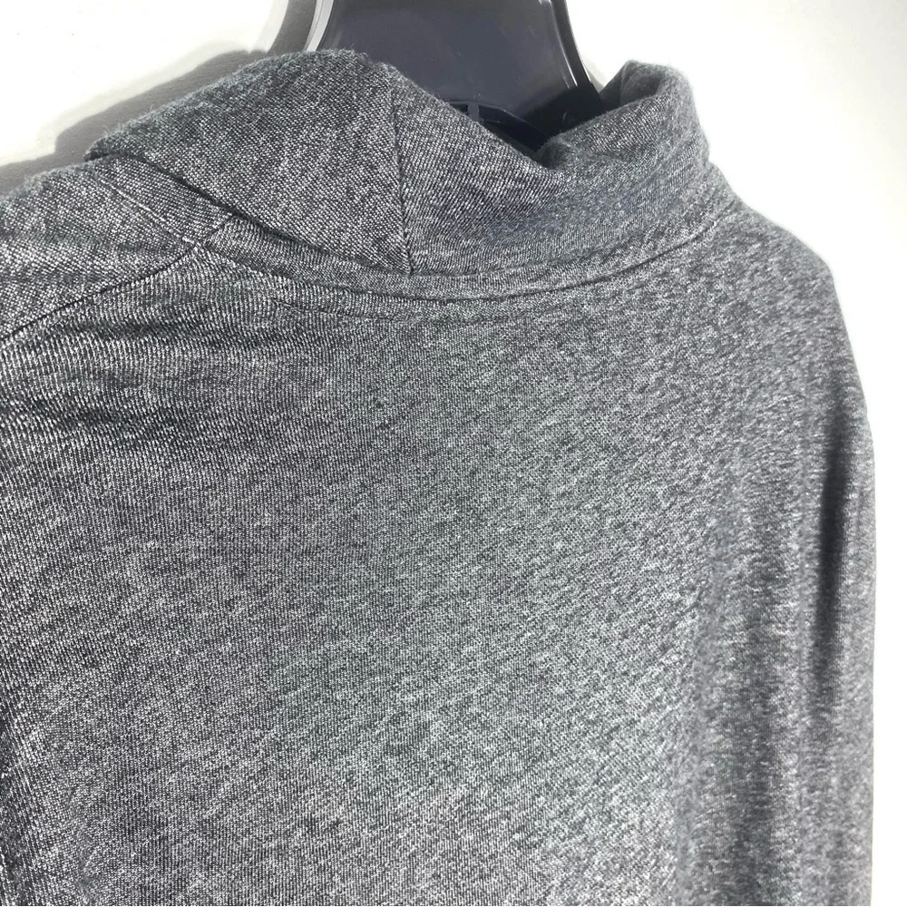 Banana Republic Shawl Collar Sweater Men's S Gray Warm Cotton Casual Pullover